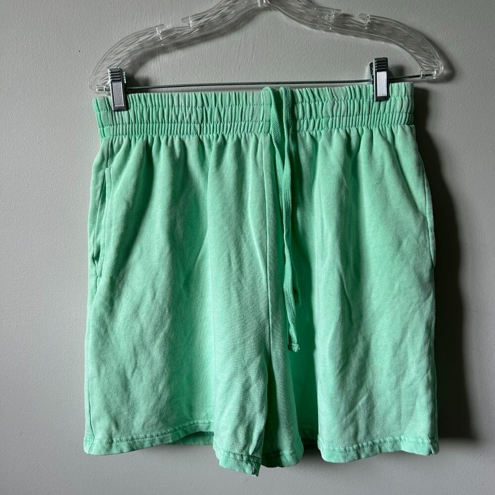 2 Pairs of Garage Bermuda Orange & Green Sweat Shorts